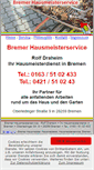 Mobile Screenshot of bremer-hausmeisterservice.de